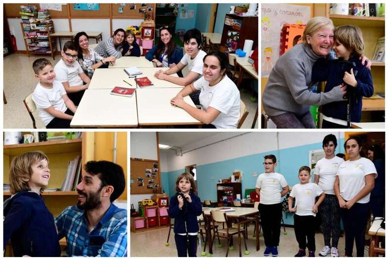 Alumnos del Aula Enclave (Foto Arcadio Suárez (C7)